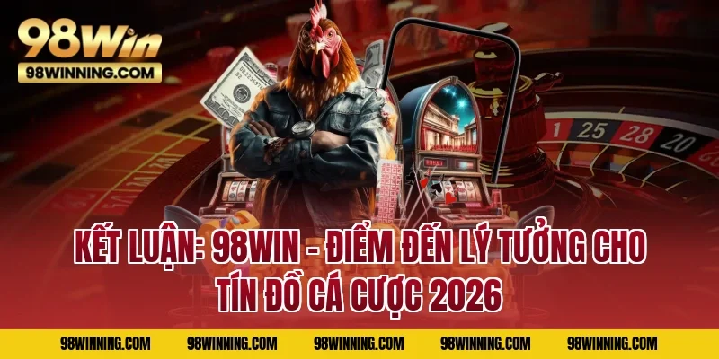Kết luận: 98WIN – Điểm đến lý tưởng cho tín đồ cá cược 2026